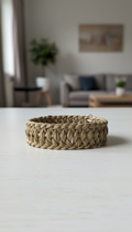 Ceramic Cat Bowl in Sandstone Hue